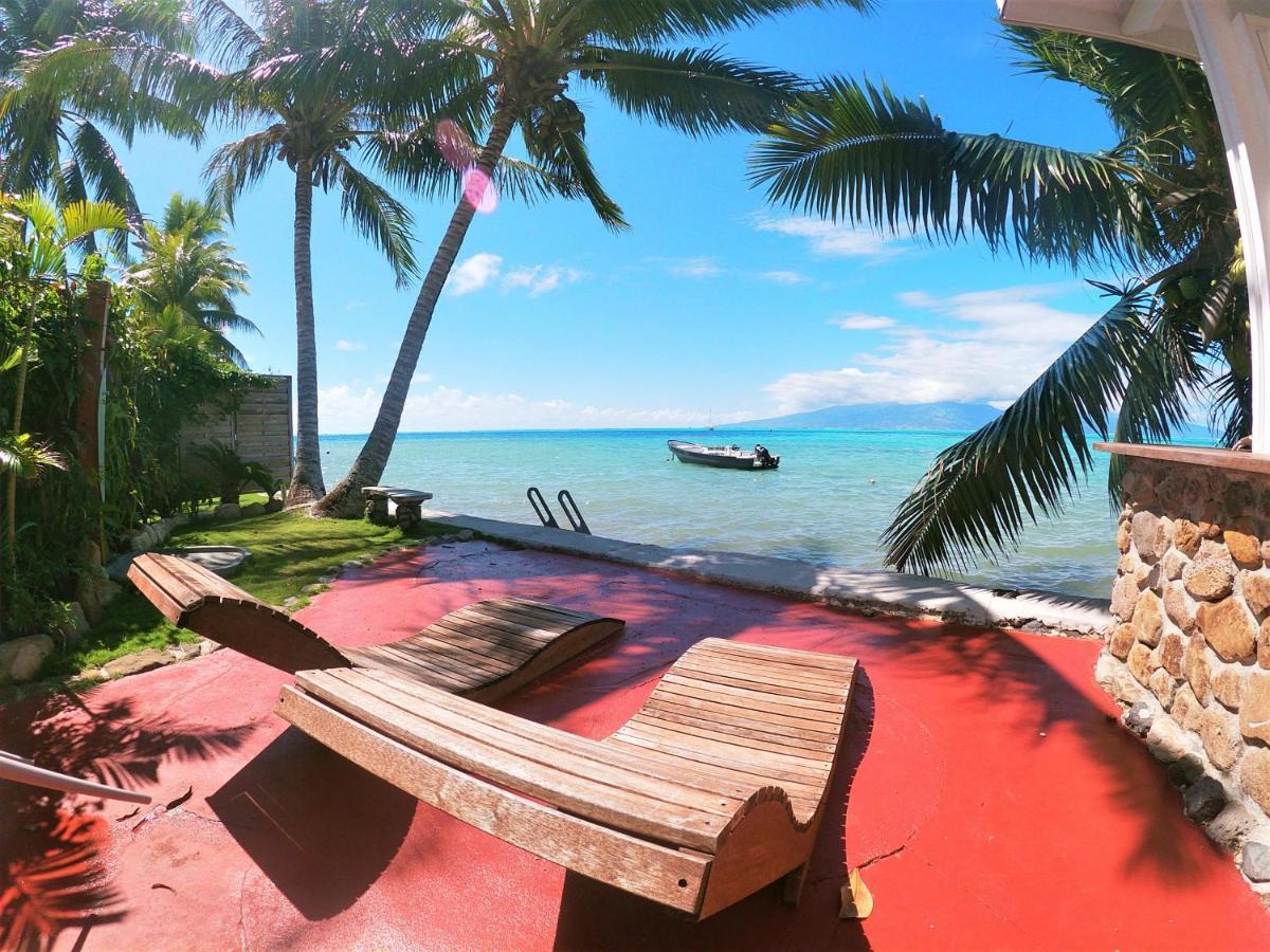 Moorea - Bungalow Chez Papou Afareaitu Экстерьер фото