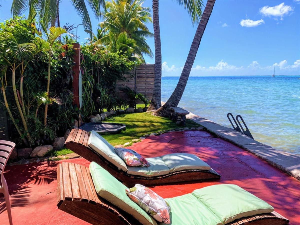 Moorea - Bungalow Chez Papou Afareaitu Экстерьер фото