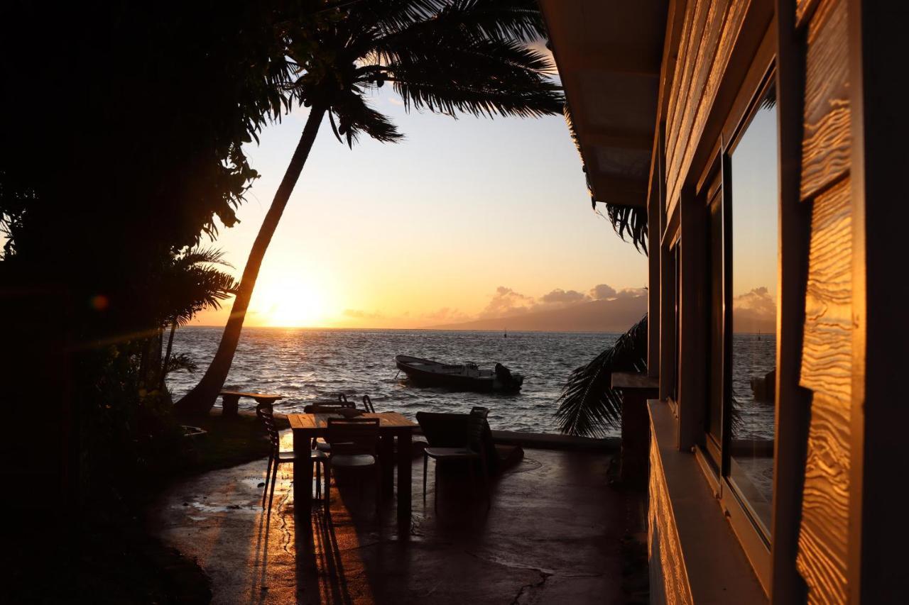Moorea - Bungalow Chez Papou Afareaitu Экстерьер фото